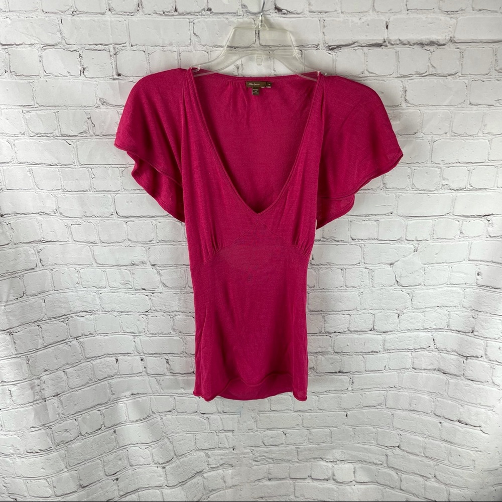 NWT Eris Flowy Backless Silk Top Size Small